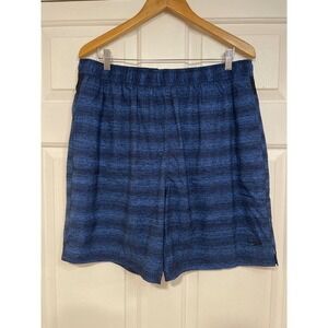 Mens XL Boxer‎ Liner Speedo Tech Hybrid Swim Shorts Volley Blue UPF50+